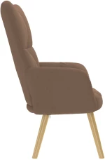vidaXL Πολυθρόνα Relax Καφέ Υφασμάτινη