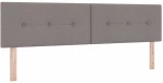 vidaXL Κρεβάτι με Στρώμα Ταπέ Τ180x200 εκ. Υφάσματος
