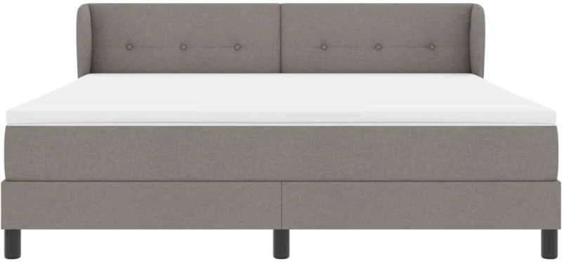 vidaXL Κρεβάτι με Στρώμα Ταπέ Τ180x200 εκ. Υφάσματος