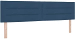 vidaXL Κιβωτός Στρώματος με Στρώμα Μπλε, 180 x 200 εκ, Ύφασμα.