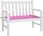 vidaXL Μαξιλάρι Κήπου Ροζ 120x50x4 εκ Υφάσμα Oxford