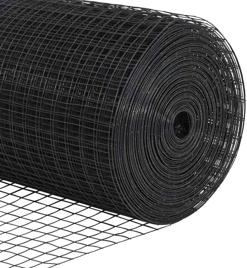 vidaXL Γκρι Συρματόπλεγμα Χάλυβα 0.6 x 50 μ