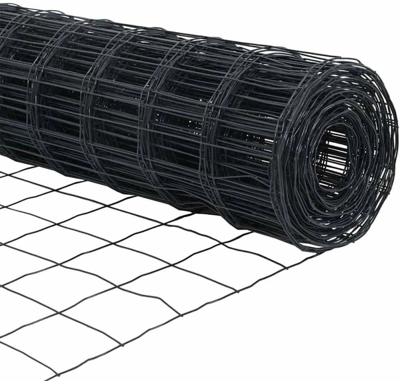 vidaXL Ευρωπαϊκός Φράχτης Γκρι 0.4x25 μ Σίδηρος