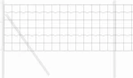vidaXL Ευρωπαϊκός Φράχτης Γκρι 0,4x25 μ Σίδηρος