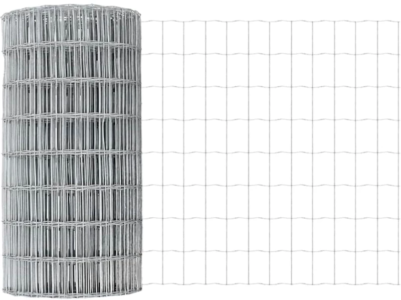 vidaXL Ευρωπαϊκό Φράκτη 0.4x10 μ Γαλβανισμένο ατσάλι