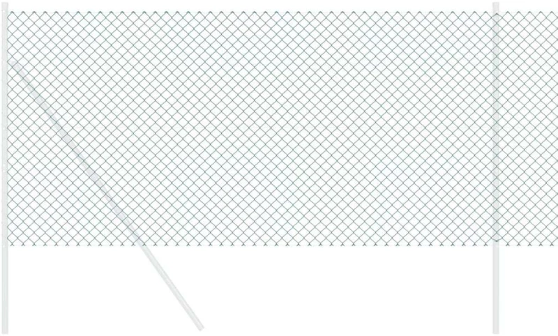 vidaXL Φράχτης Πράσινο 25 x 0.4 m Μέταλλο