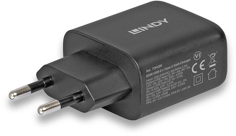 CHARGER WALL 65W/73438 LINDY