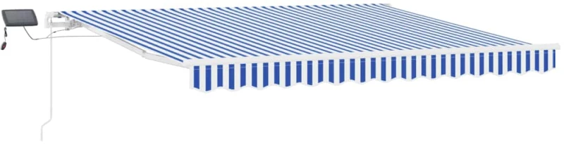 vidaXL Σκηνίτσα Αναδιπλούμενη with Μπλε και λευκό 3.5 x 2.5 m