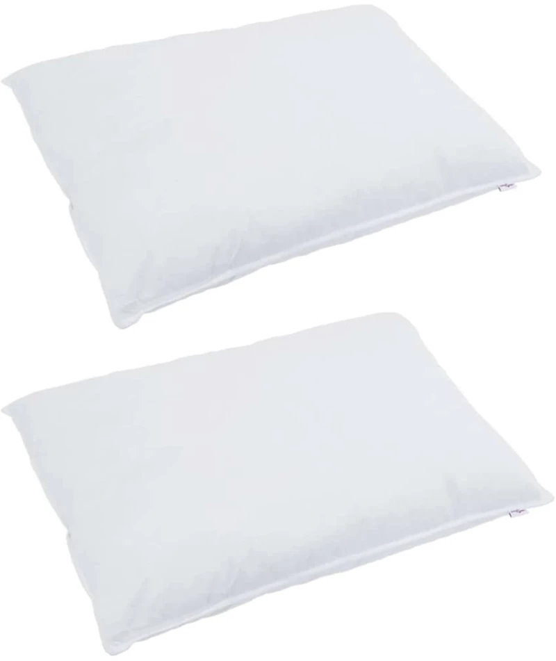vidaXL Πάπλωμα με μαξιλάρι 3 pcs Λευκό 200 x 220 cm Πούπουλο