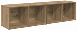 vidaXL Σετ επίπλου τηλεόρασης 2 pcs Artisan Oak 37 x 35 x 107 εκ