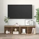 vidaXL Σετ επίπλου τηλεόρασης 2 pcs Artisan Oak 37 x 35 x 107 εκ