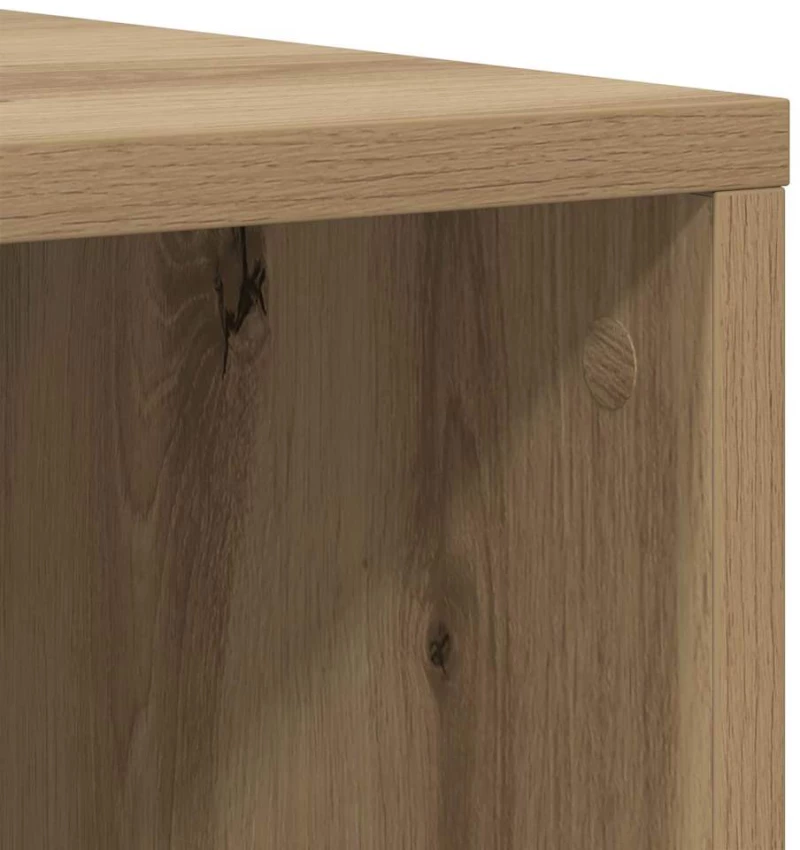 vidaXL Σετ επίπλου τηλεόρασης 2 pcs Artisan Oak 37 x 35 x 107 εκ
