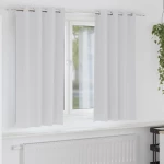 vidaXL Κουρτίνες 2 pcs Ανοιχτό Γκρι 175 x 140 εκ. Πολυεστέρας