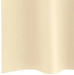 vidaXL Κουρτίνες με κουρτίνες 2 pcs Κρεμ 175 x 140 εκ. Πολυεστέρας