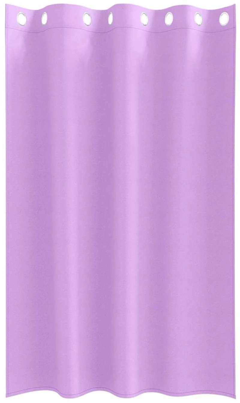 vidaXL Κουρτίνες με κουρτίνες 2 pcs Μοβ 175 x 140 εκ. Πολυεστέρας