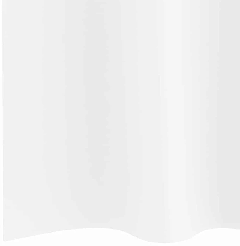vidaXL Κουρτίνες 2 pcs Καθαρό Λευκό 175 x 140 εκ. Πολυεστέρας
