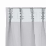 vidaXL Κουρτίνες 2 pcs Ανοιχτό Γκρι 140 x 140 cm Πολυεστέρας