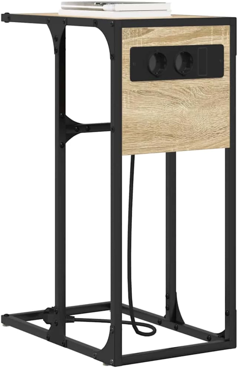 vidaXL Κομοδίνο Sonoma Δρυς 41.5 x 26 x 60.5 εκ Επεξεργασμένο ξύλο