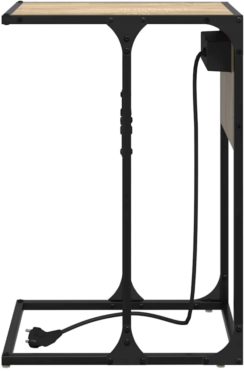 vidaXL Κομοδίνο Sonoma Δρυς 41.5 x 26 x 60.5 εκ Επεξεργασμένο ξύλο