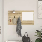 vidaXL Τοίχου Κρεμάστρα Sonoma Oak 90 x 10 x 50 εκ Επεξεργασμένο ξύλο