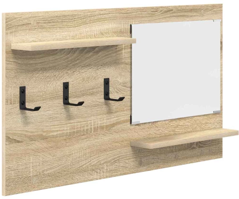 vidaXL Τοίχου Κρεμάστρα Sonoma Oak 90 x 10 x 50 εκ Επεξεργασμένο ξύλο