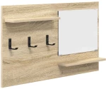 vidaXL Τοίχου Κρεμάστρα Sonoma Oak 90 x 10 x 50 εκ Επεξεργασμένο ξύλο