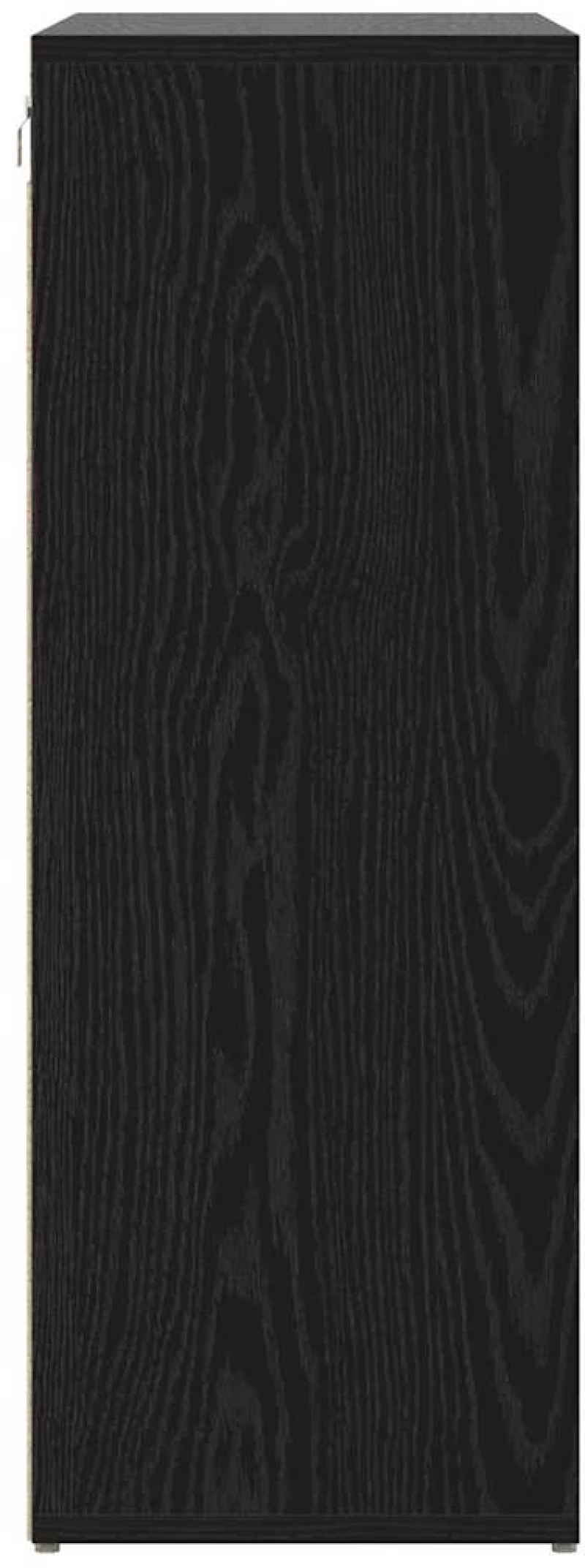 vidaXL Ντουλάπα Παπουτσιών Μαύρη δρυς 103x30x51 εκ Επεξεργασμένο ξύλο