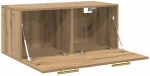 vidaXL Ντουλάπα Τοίχου Χειροποίητη δρυς 80 x 36.5 x 35 cm