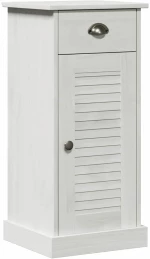 vidaXL Σετ Επίπλων Μπάνιου 2 pcs Καφέ και Λευκό 37 x 34 x 80 εκ