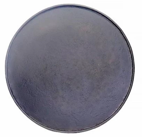 Δίσκος στρογγυλός επίπεδος μαύρος 40x40cm Zaros 26699 IN280