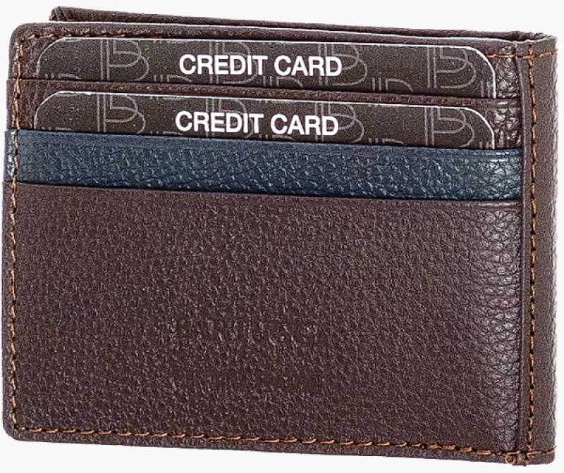 Δερμάτινη καρτοθήκη (507-50601-brown)
