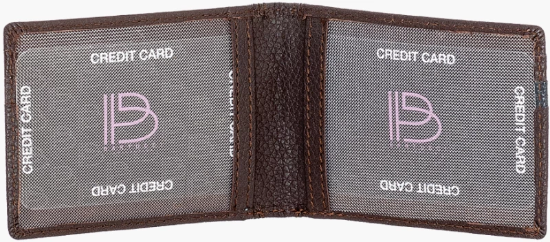 Δερμάτινη καρτοθήκη (507-50601-brown)