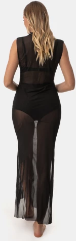 Γυναικείο Beachwear Rock Club - Φόρεμα Maxi Μαύρο - Regular Fit - Δύχτι