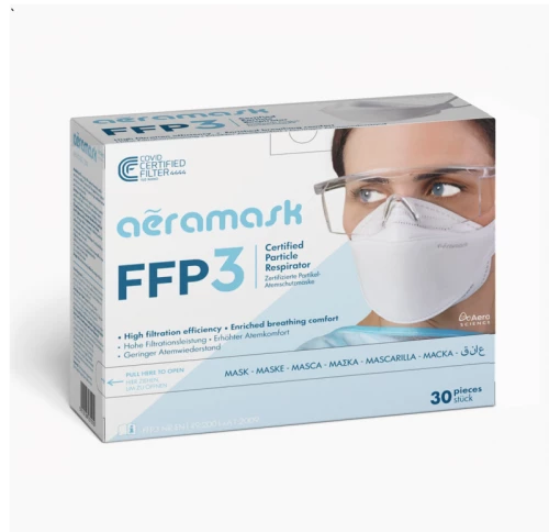 Aeramask Aēramask™ Λευκή FFP3 Μάσκα Αναπνευστικής Προστασίας 1 Τεμάχιο