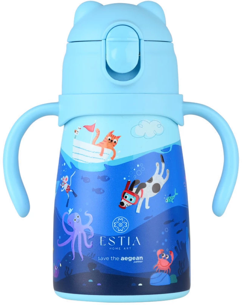 ΘΕΡΜΟΣ ΠΑΙΔΙΚΟ BUBBLE BOTTLE SAVE THE AEGEAN 300ml OCEAN PLAY 01-33170
