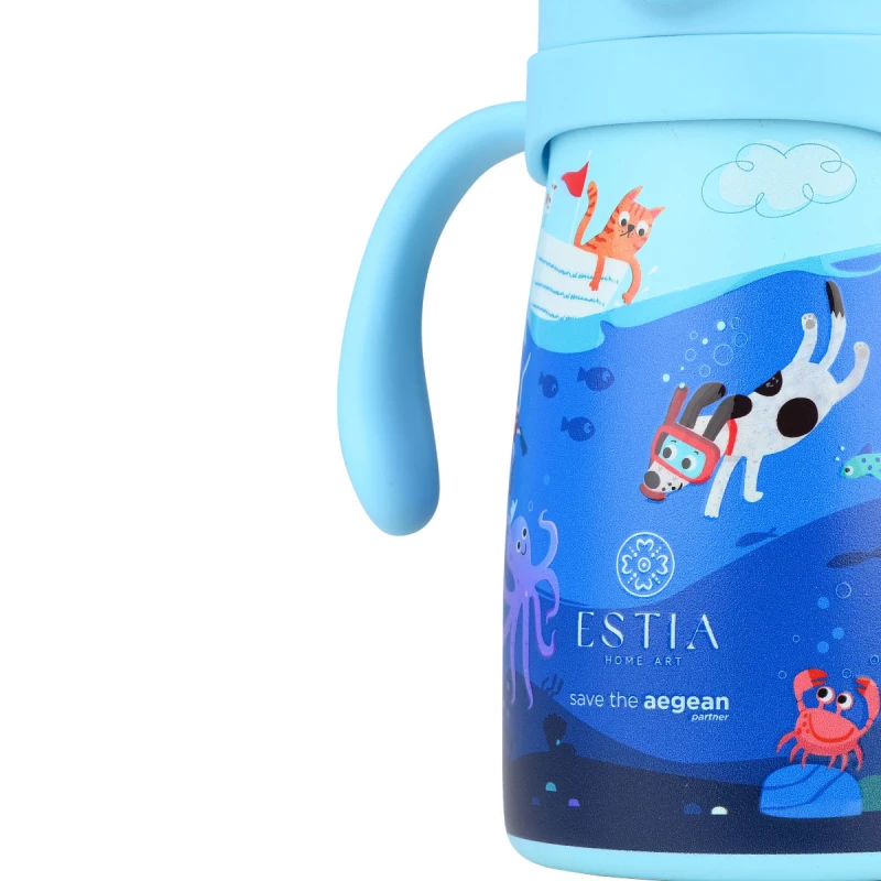 ΘΕΡΜΟΣ ΠΑΙΔΙΚΟ BUBBLE BOTTLE SAVE THE AEGEAN 300ml OCEAN PLAY 01-33170