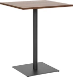 Τραπέζι Nerobian pakoworld mdf σε καρυδί απόχρωση 60x60x75εκ