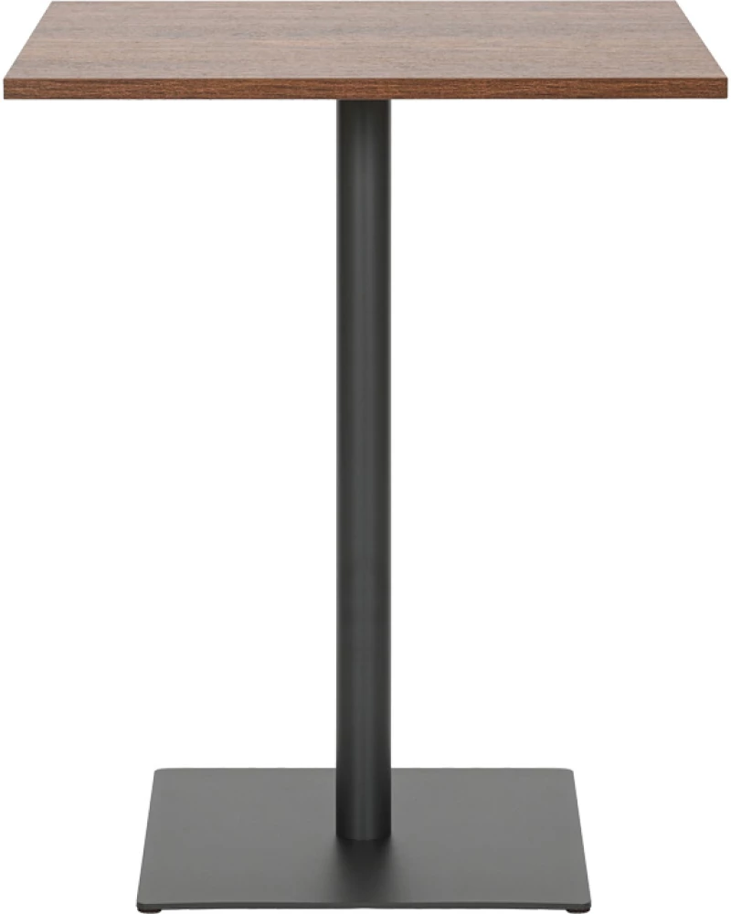 Τραπέζι Nerobian pakoworld mdf σε καρυδί απόχρωση 60x60x75εκ