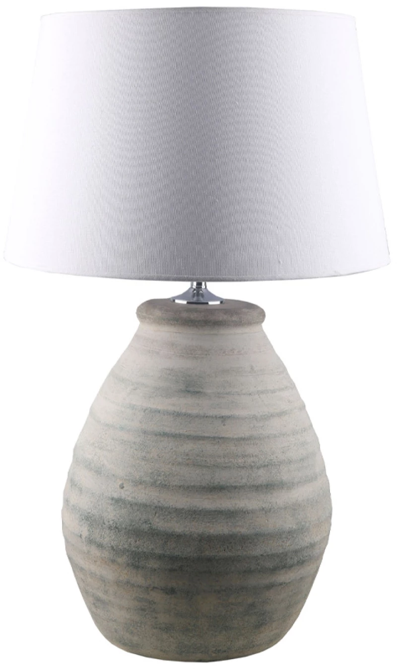 DILOS ΦΩΤΙΣΤΙΚΟ ΕΠΙΤΡΑΠΕΖΙΟ 35x35x80 ΚΕΡΑΜΙΚΟ ΛΕΥΚΟ ΓΚΡΙ ΛΙΝΟ ΛΕΥΚΟINTHEBOX
