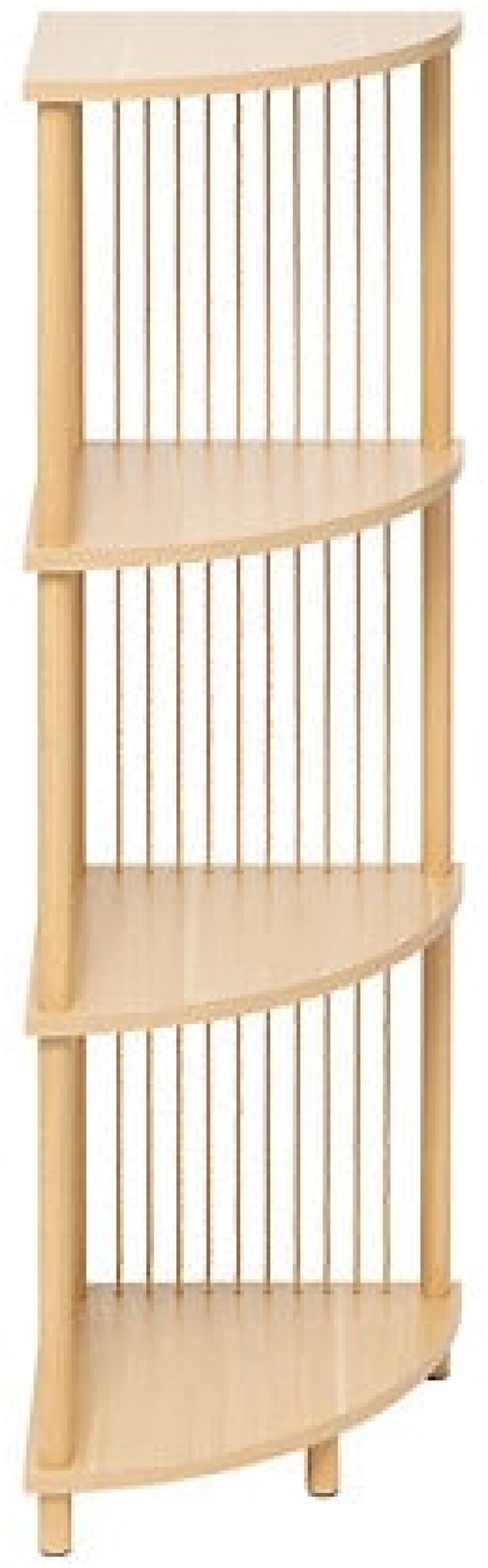 Ξύλινη Γωνιακή Ραφιέρα 4 Επιπέδων  34 x 34 x 110 cm 193641 5Five Simply Smart
