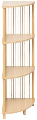 Ξύλινη Γωνιακή Ραφιέρα 4 Επιπέδων  34 x 34 x 110 cm 193641 5Five Simply Smart