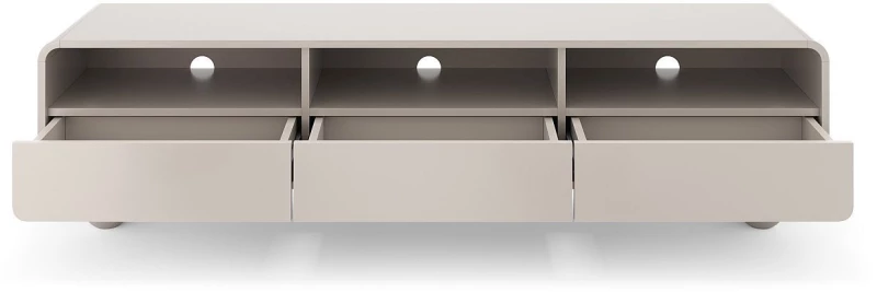 Έπιπλο τηλεόρασης ALBION με συρτάρια Λευκό Kazmir 180x44x39cm