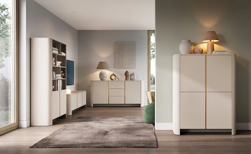Στήλη Bari Λευκό Kazmir  103x160x39cm