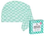 Dock & Bay Πετσέτα μαλλιών - Τουρμπάνι Hair Wrap - Check Mate 5061011623201