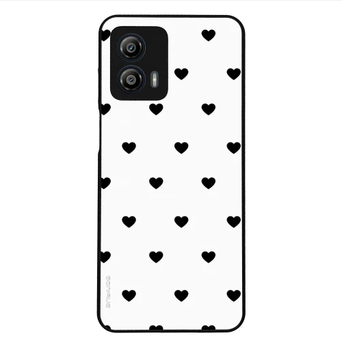 Θήκη Sonique Heart Series για Motorola Moto G53 5G Λευκό