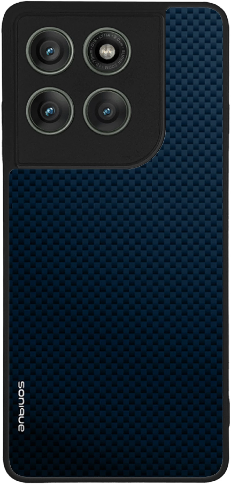 Θήκη Sonique Carbon Series για Motorola Edge 60 Pro 5G Μπλε
