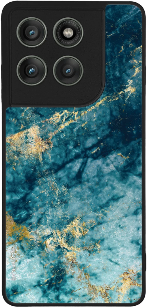 Θήκη Sonique Marble Series για Motorola Edge 60 Pro 5G Μπλε