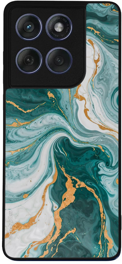 Θήκη Sonique Marble Series για Motorola Edge 60 Fusion 5G Πράσινο 01
