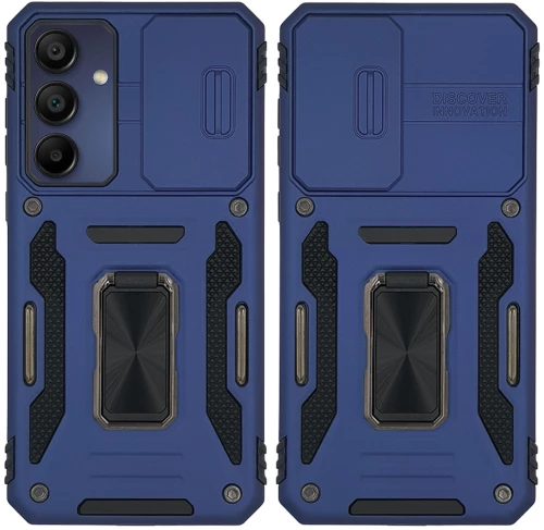 Θήκη Ring Armor CamShield Sonique για Samsung Galaxy A15 4G / Galaxy A15 5G Μπλέ