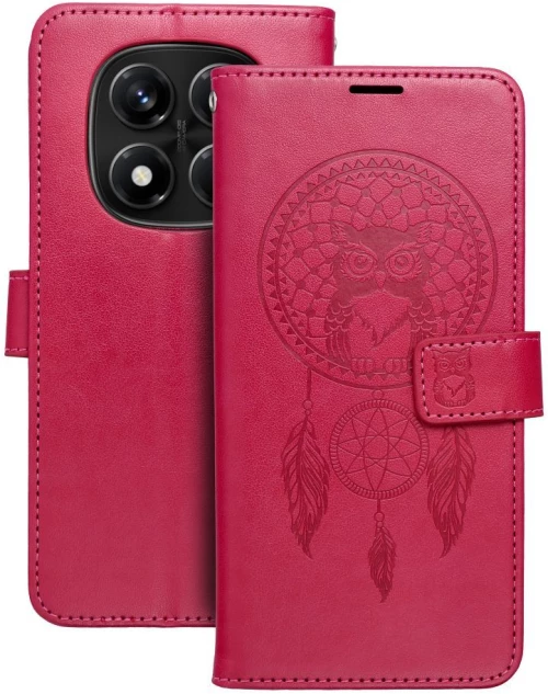 Mezzo Book Case For Xiaomi Redmi Note 14 Pro 4G Dreamcatcher Magenta